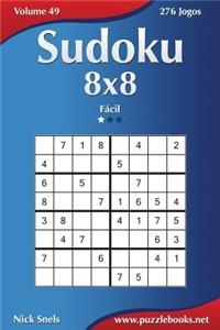 Sudoku 8x8 - Fácil - Volume 49 - 276 Jogos