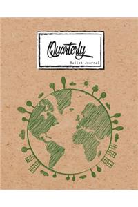 Bullet Journal: Dot Grid, the Earth World Global Notebook, 8
