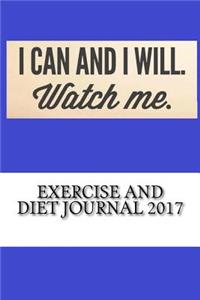 Exercise and Diet Journal 2017