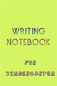 Writing Notebook For Kindergarten