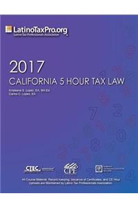 2017 California 5 Hour Tax Law