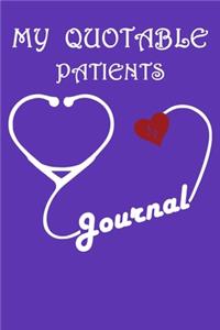 My Quotable Patients Journal