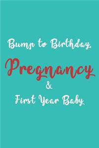 Bump to Birthday, Pregnancy & First Year Baby Journal