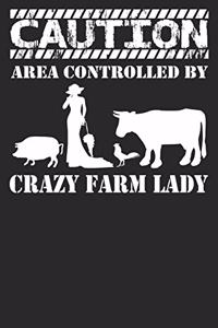 Caution Area Controlled By Crazy Farm Lady