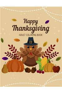 Happy Thanksgiving Adult coloring book