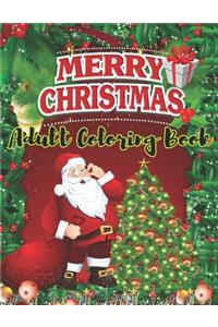 Merry Christmas Adult Coloring Book