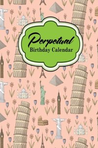 Perpetual Birthday Calendar