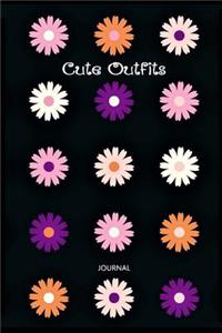 Cute Outfits Fashion Planning Blank Lined Journal 6 x 9 150 Pages