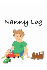 Nanny Log: Baby Log, Parents or Day Care Provider Can Track Daily Feeding, Diaper Changes - Sleep Time - Emergency Contacts - Fun with Trains