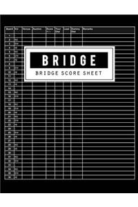 Bridge Score Sheet