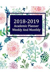 2018-2019 Academic Planner Weekly and Monthly