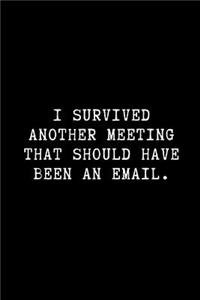 I Survived Another Meeting That Should Have Been an Email.
