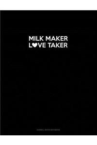 Milk Maker Love Taker: Cornell Notes Notebook