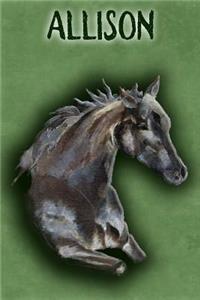 Watercolor Mustang Allison