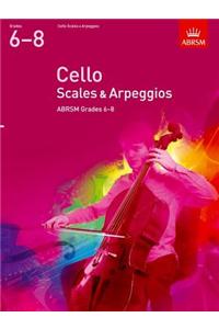 Cello Scales & Arpeggios, ABRSM Grades 6-8