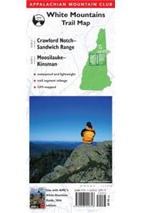 Appalachian Mountain Club White Mountains Trail Map