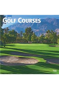 Golf Courses 2020 Square Wall Calendar