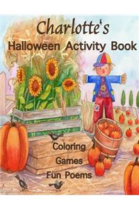 Charlotte's Halloween Activity Book