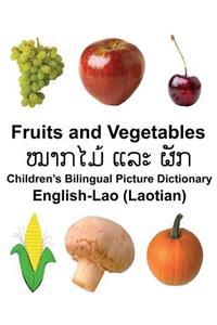 English-Lao (Laotian) Fruits and Vegetables Children's Bilingual Picture Dictionary