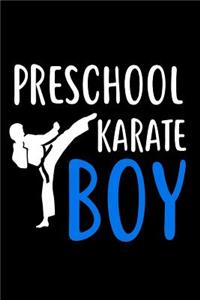 Preschool Karate Boy