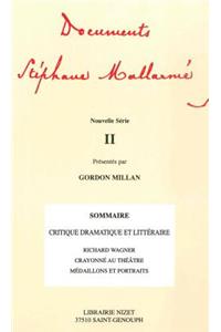 Documents Stephane Mallarme - Nouvelle Serie II