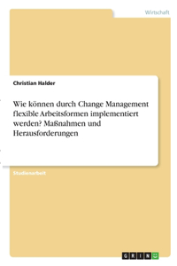 Wie können durch Change Management flexible Arbeitsformen implementiert werden? Maßnahmen und Herausforderungen