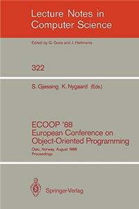 Ecoop '88 European Conference on Object-Oriented Programming