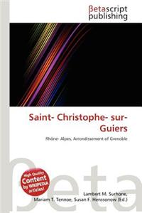 Saint- Christophe- Sur- Guiers