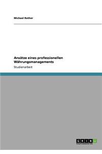 Ansätze eines professionellen Währungsmanagements