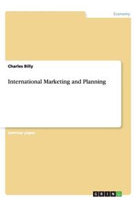 International Marketing and Planning