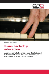 Piano, teclado y educación