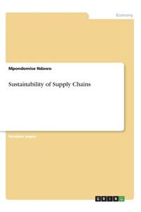 Sustainability of Supply Chains