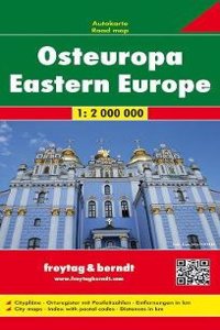 Eastern Europe Road Map 1:2 000 000