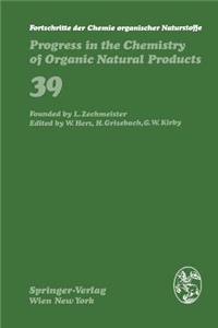 Fortschritte Der Chemie Organischer Naturstoffe / Progress in the Chemistry of Organic Natural Products