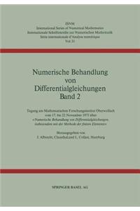 Numerische Behandlung Von Differentialgleichungen Band 2