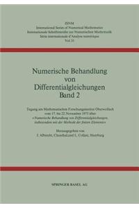 Numerische Behandlung Von Differentialgleichungen Band 2