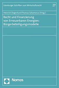 Recht Und Finanzierung Von Erneuerbaren Energien