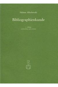 Bibliographienkunde