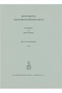 Die Munzlegenden: Monumenta Linguarum Hispanicarum. Band I