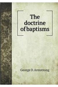 The Doctrine of Baptisms