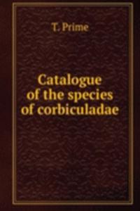 Catalogue of the species of corbiculadae