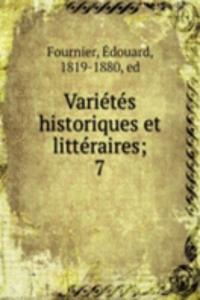 Varietes historiques et litteraires