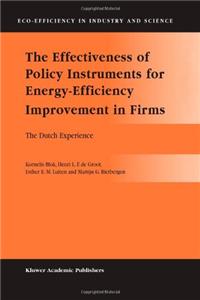 Effectiveness of Policy Instruments for Energy-Efficiency Improvement in Firms