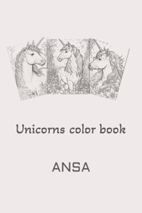 ANSA Unicorns Coloring Book