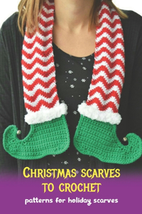 Christmas scarves to crochet