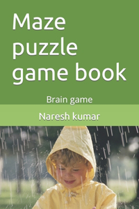 Maze puzzle game book