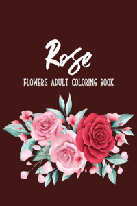 Rose Flowers Coloring Book