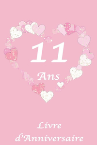 11 Ans Livre d'Anniversaire