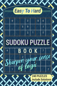 Easy to Hard Sudoku puzzle books - Sharpen the sense of logic -