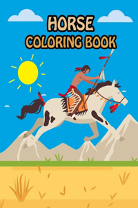 Horse Coloring Book
